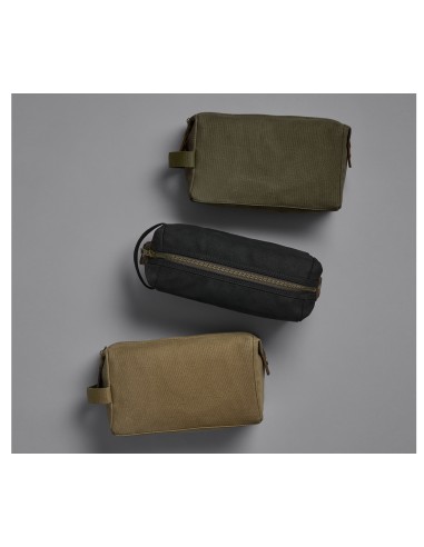 QUA-QD651-Heritage Waxed Canvas Wash Bag